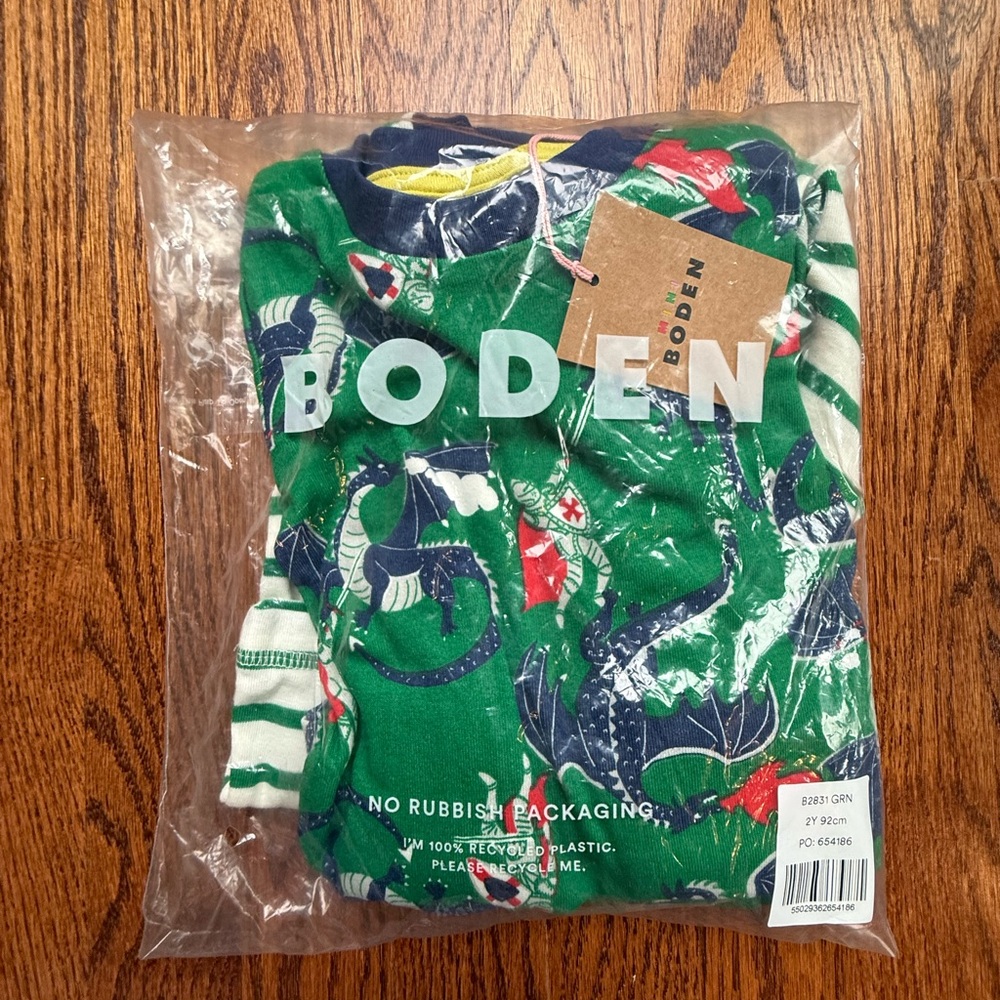 NEW Mini Boden Pajamas 2 Years | Two-Pack - Picture 5 of 6
